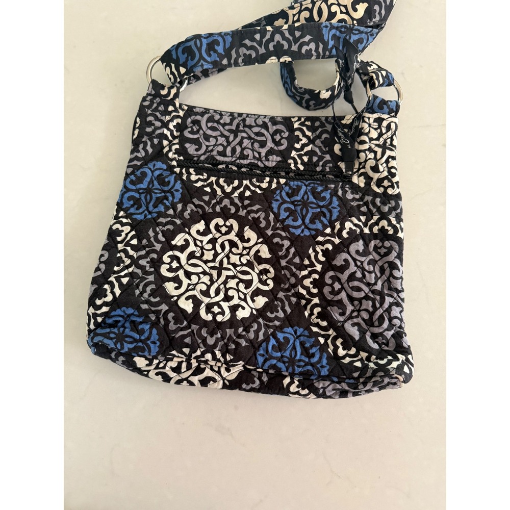 Vera Bradley Midnight Blues Quilted Cotton Hipster Crossbody Bag - Picture 4 of 6
